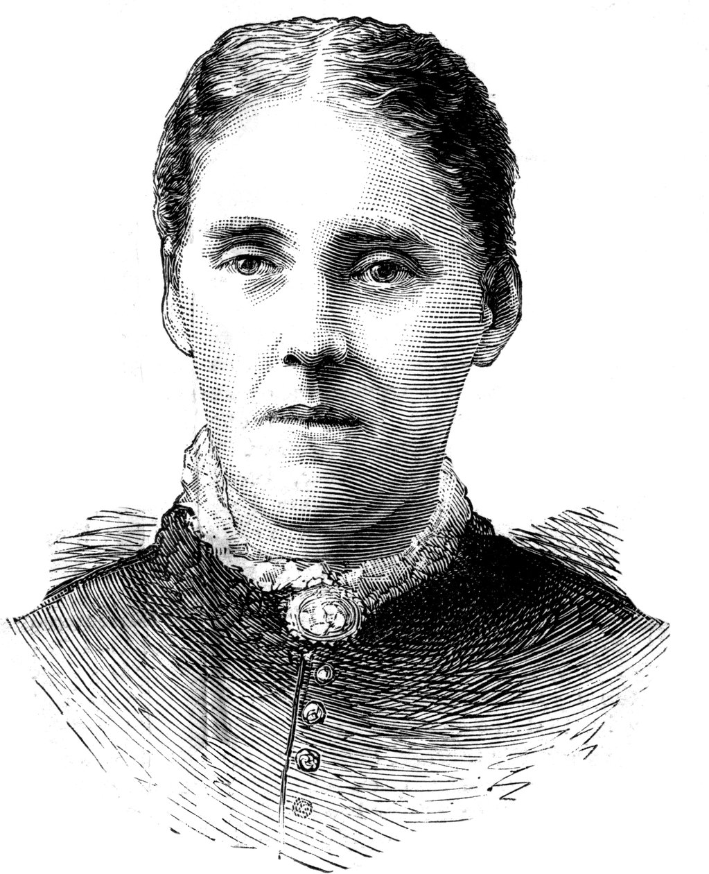 Sra. Houghton, esposa do Reverendo John Houghton, 1886 de Unbekannt