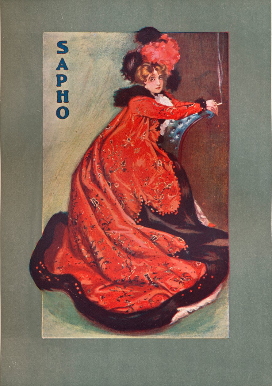 Olga Nethersole em Sapho, c1900 de Unbekannt