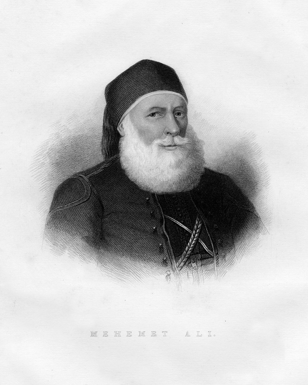 Muhammad Ali Pasha, vice-rei do Egito, século XIX de Unbekannt