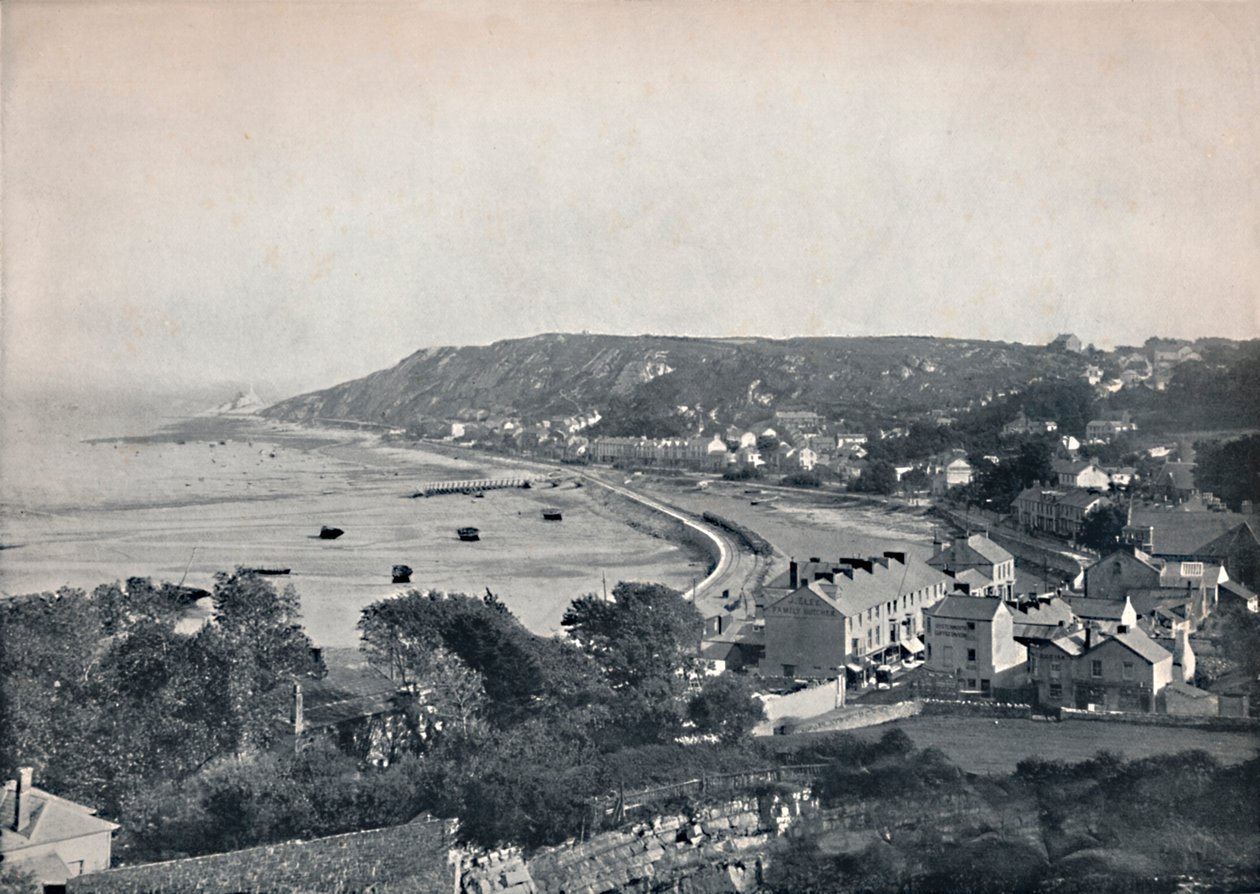 Mumbles - A cidade e a baía, 1895 de Unbekannt