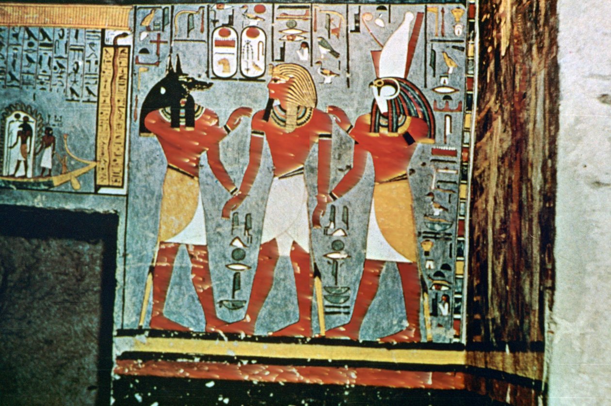 Mural dos túmulos dos nobres, Tebas, Luxor, Egito de Unbekannt