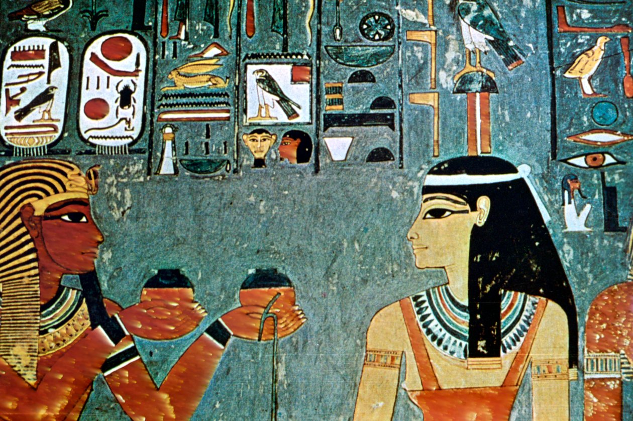 Mural dos túmulos dos nobres, Tebas, Luxor, Egito de Unbekannt