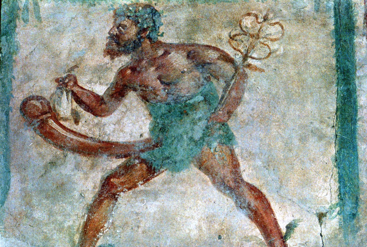 Mural de Mercúrio, Pompéia, Itália de Unbekannt