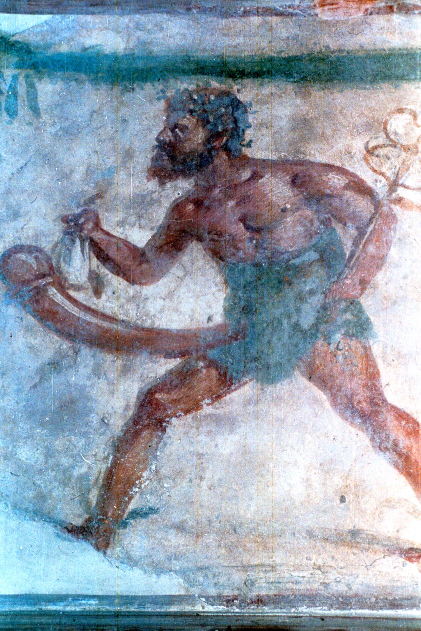 Mural de Mercúrio, Pompéia, Itália de Unbekannt