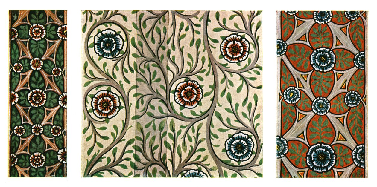 Pinturas murais no castelo eleitoral, Eltville, Hesse, Alemanha, 1928. de Unbekannt