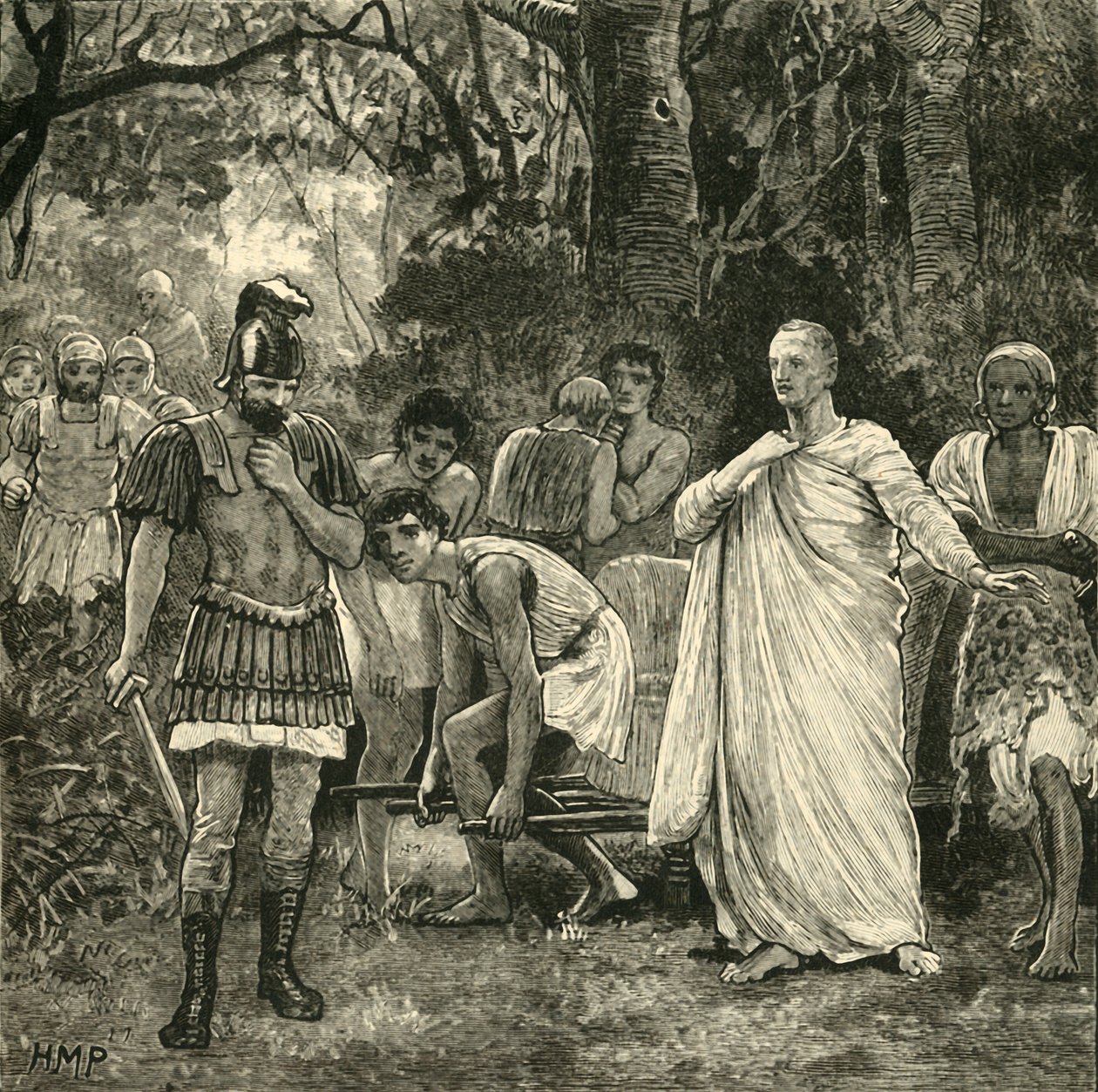 Assassinato de Cícero, 1890. de Unbekannt