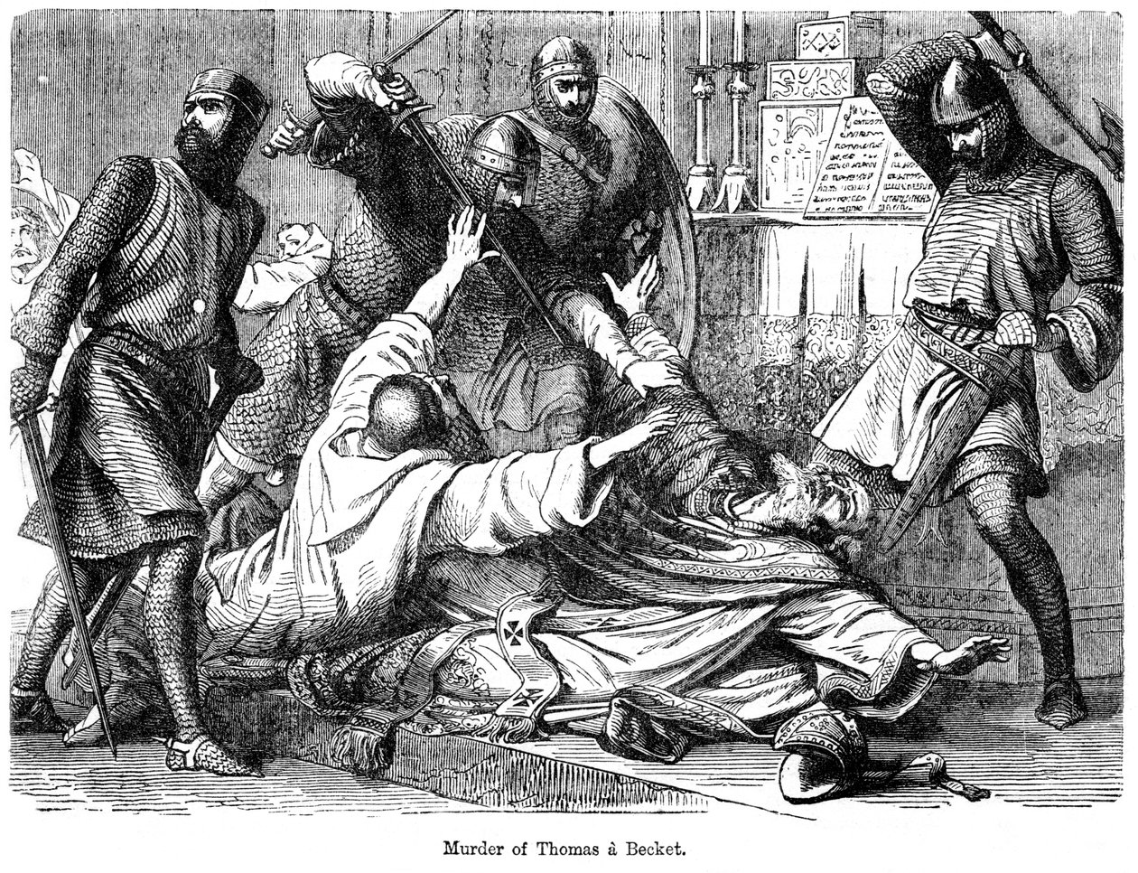 Assassinato de Thomas a Becket, 1170 de Unbekannt