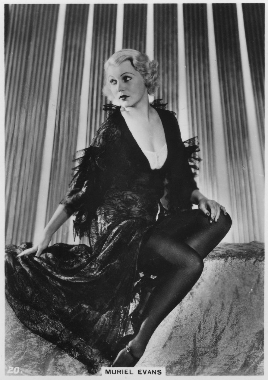 Muriel Evans, atriz de cinema americana, c1938 de Unbekannt
