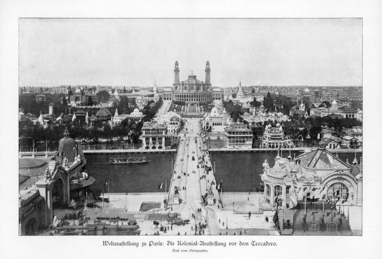 Museu das Colônias, Trocadero, Exposição Mundial de Paris, 1889, 1900 de Unbekannt