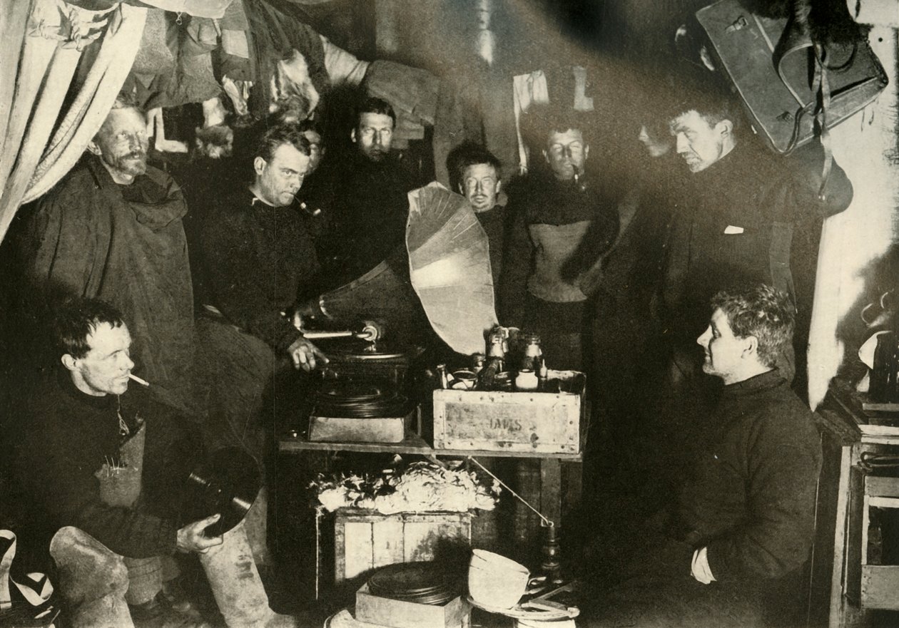 Música na cabana, c1908, 1909. de Unbekannt