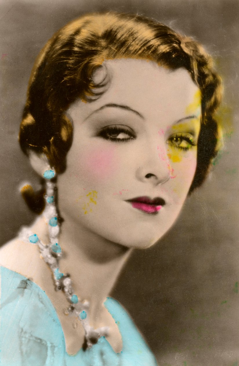 Myrna Loy 1905-1993, atriz americana, século XX de Unbekannt