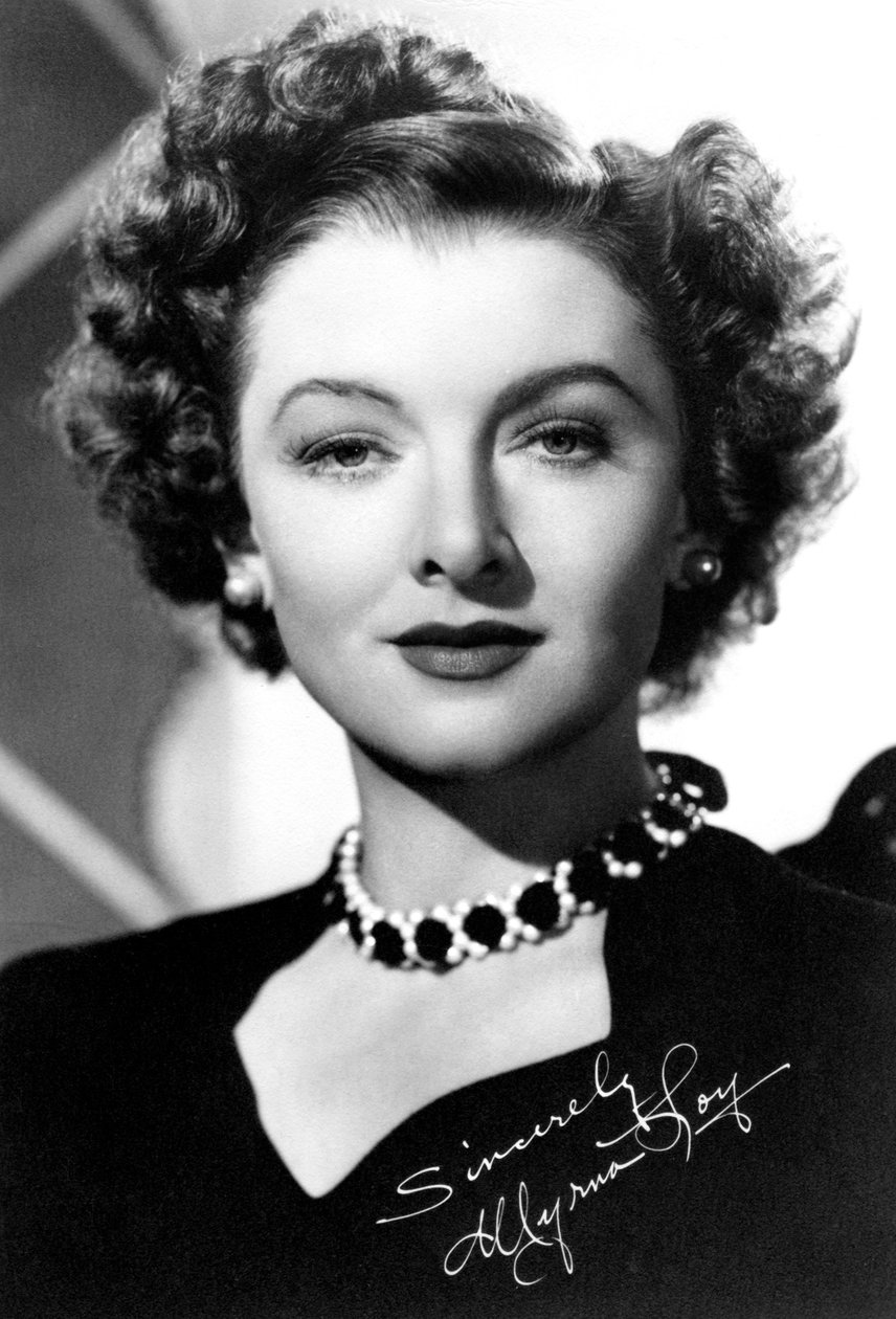 Myrna Loy 1905-1993, atriz americana, c1930s-c1940s de Unbekannt