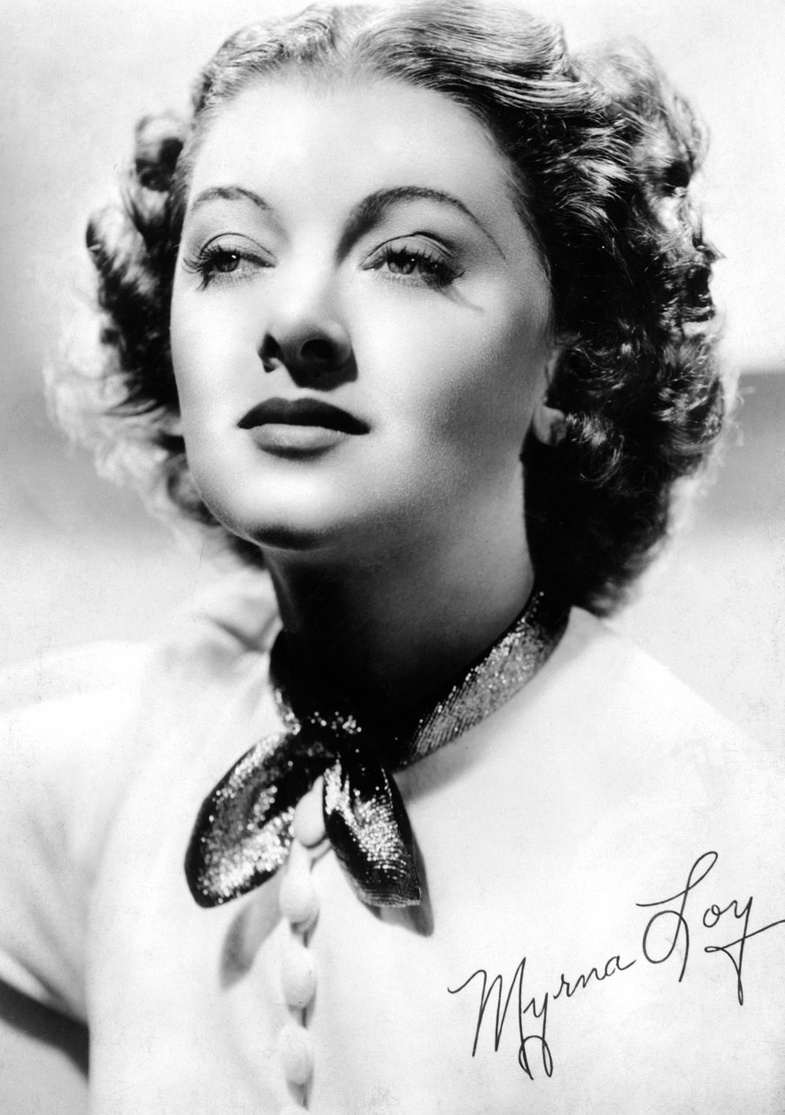Myrna Loy 1905-1993, atriz americana, c1930s-c1940s de Unbekannt