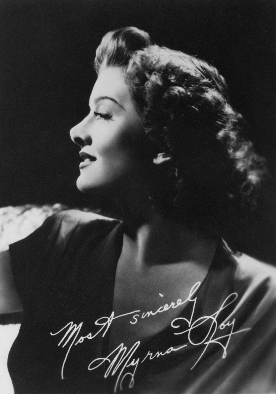 Myrna Loy 1905-1993, atriz americana, c1930s de Unbekannt