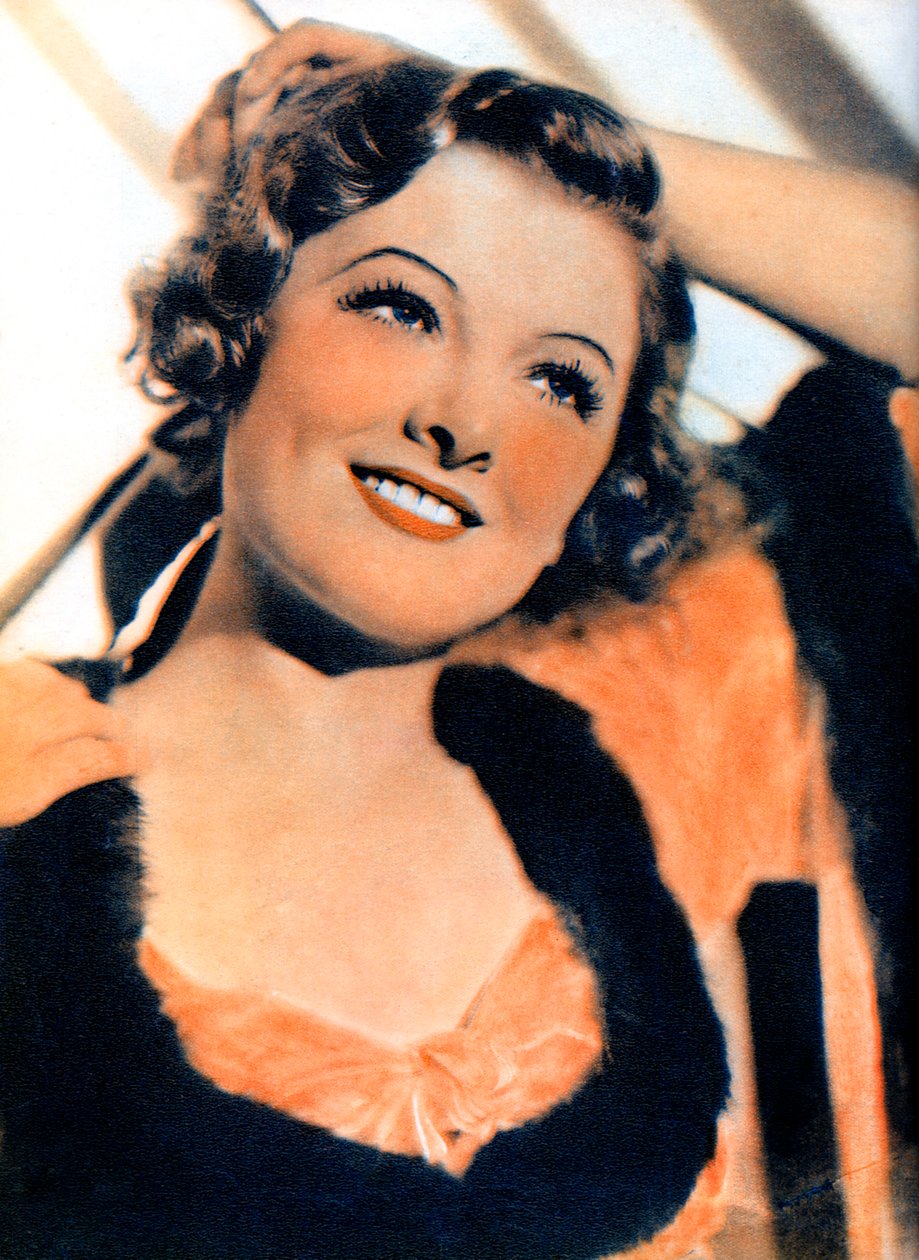 Myrna Loy, atriz americana, 1934-1935 de Unbekannt