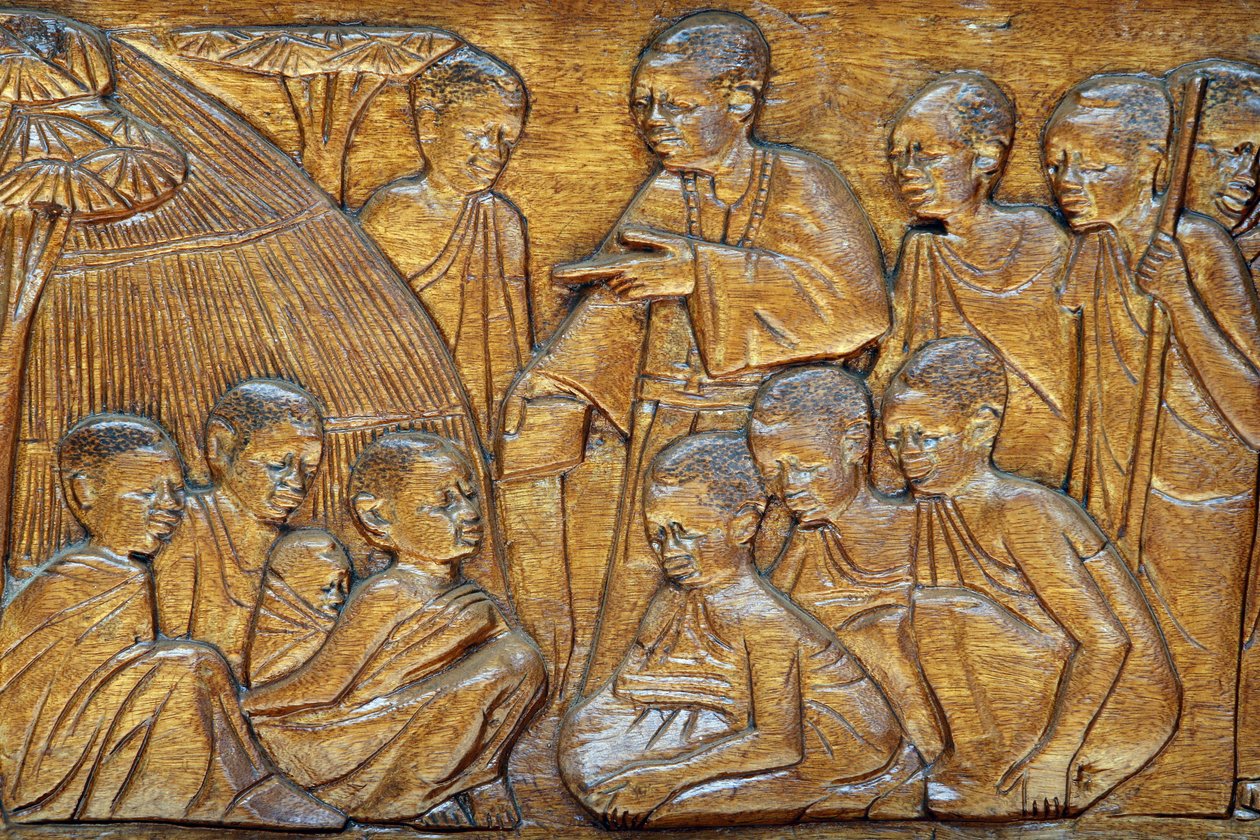 Santuário dos mártires católicos de Namugongo, Kampala. Alívio das portas da Igreja, 20160217, Kampala, Uganda de Unbekannt