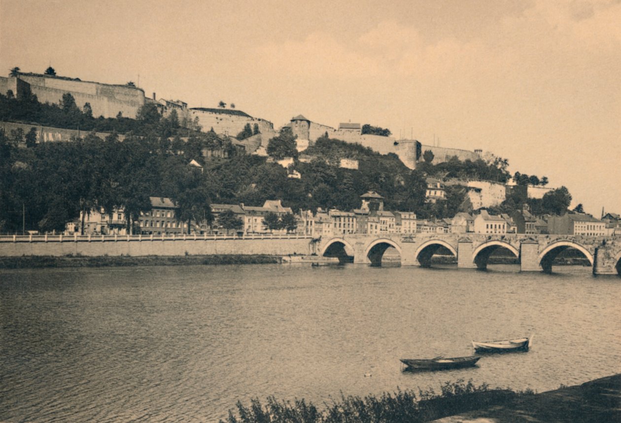 Cidadela de Namur e Pont de Jambes, c1900 de Unbekannt