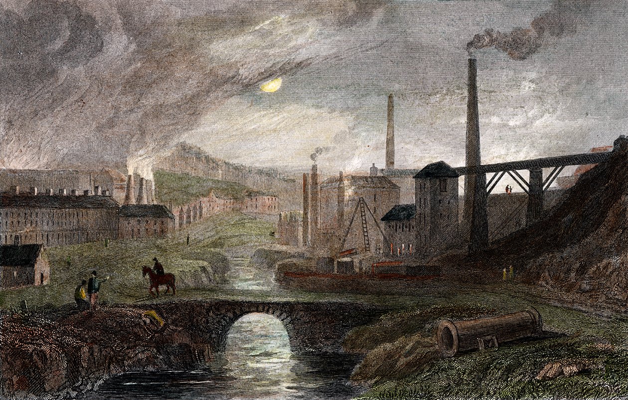 Nant-y-Glow Iron Works, Monmouthshire, País de Gales, c1780, c1830 de Unbekannt