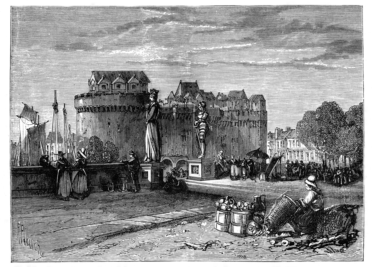 Nantes, no Loire, França, c1890 de Unbekannt