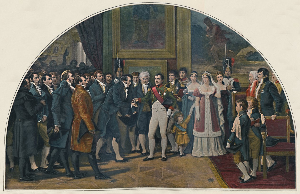 Napoleão Decorando os Artistas, c1808, 1896 de Unbekannt