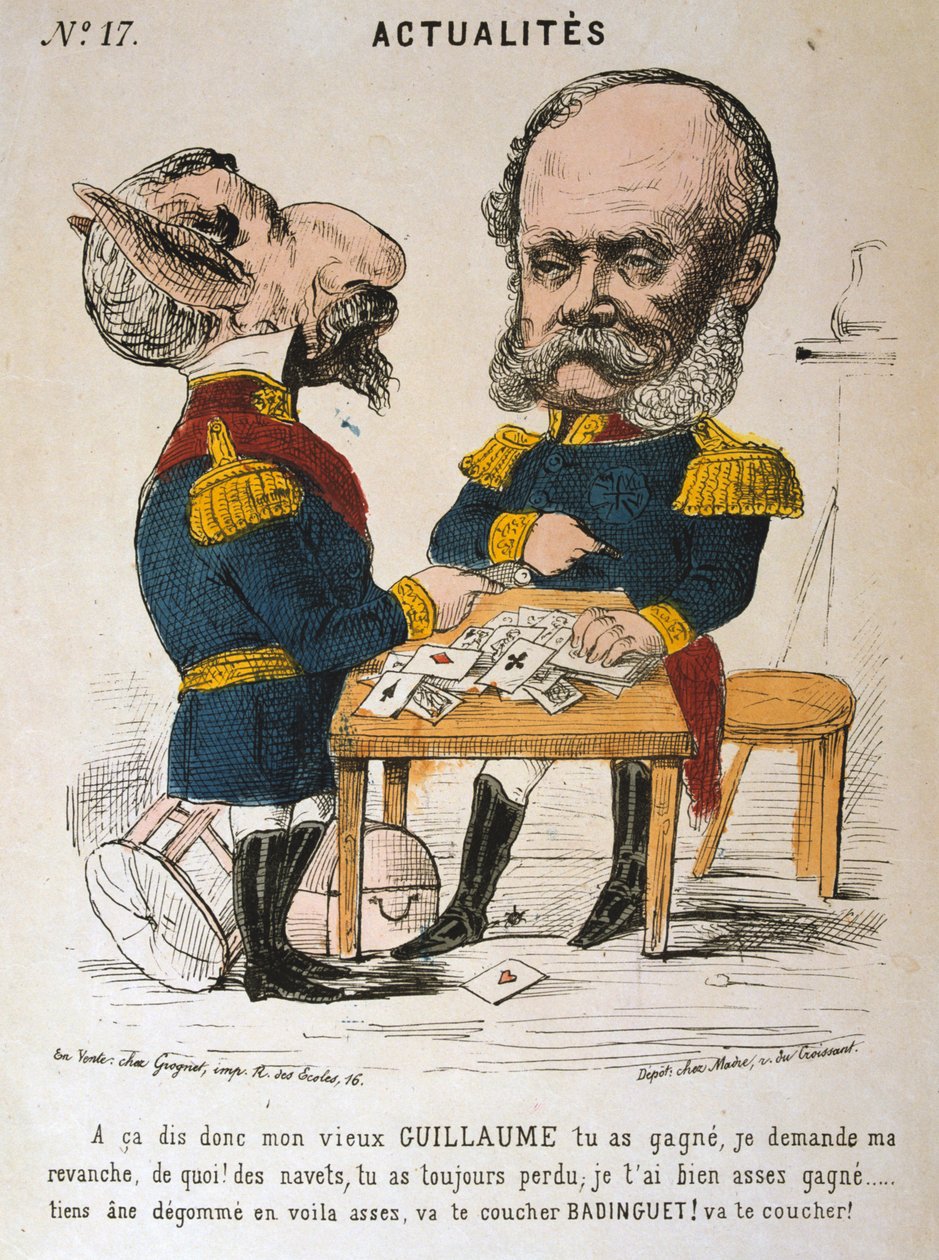 Napoleão III da França e Guilherme I da Prússia, Guerra Franco-Prussiana, 1870-1871 de Unbekannt