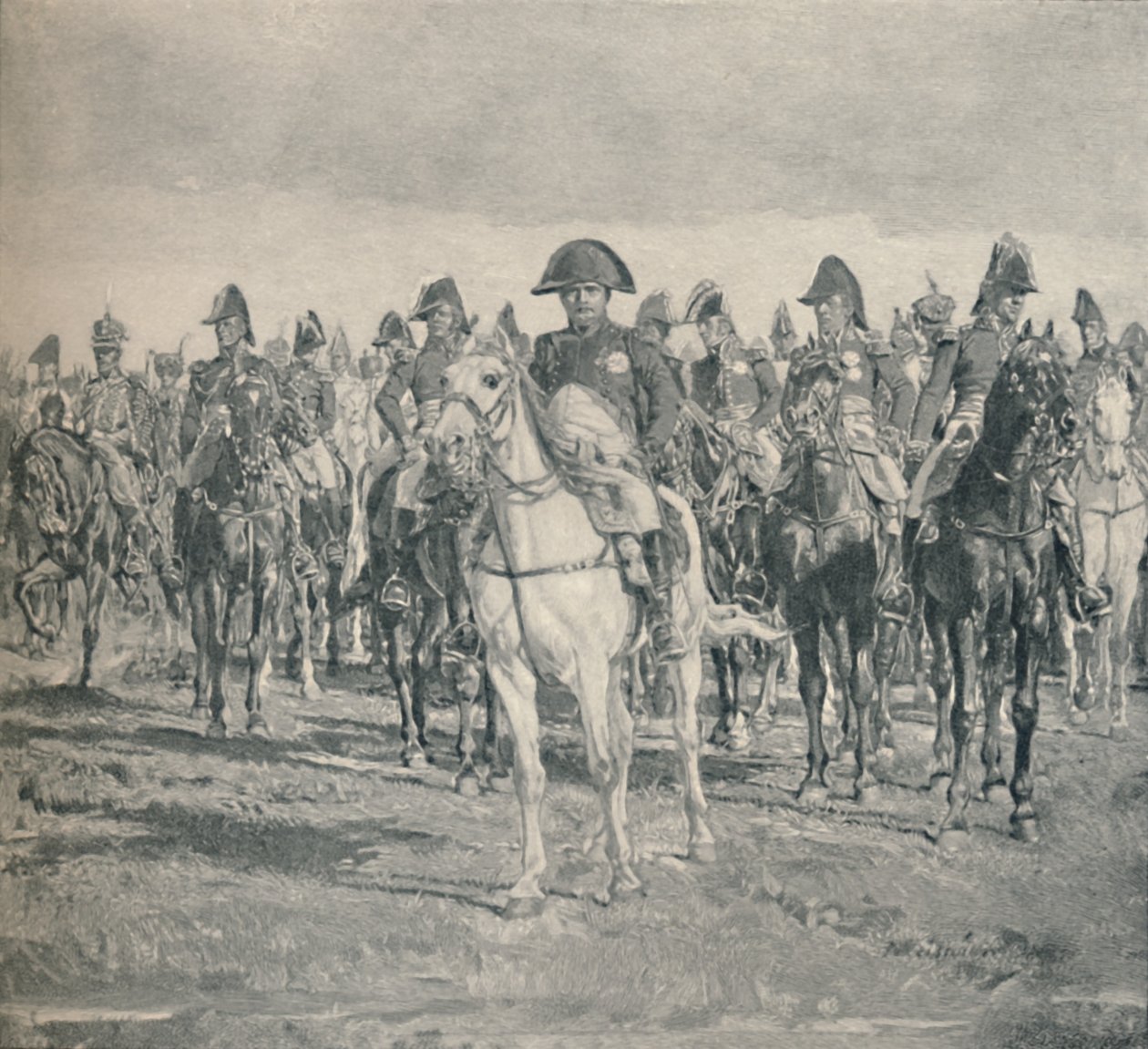 Napoleão e sua equipe, 1896 de Unbekannt