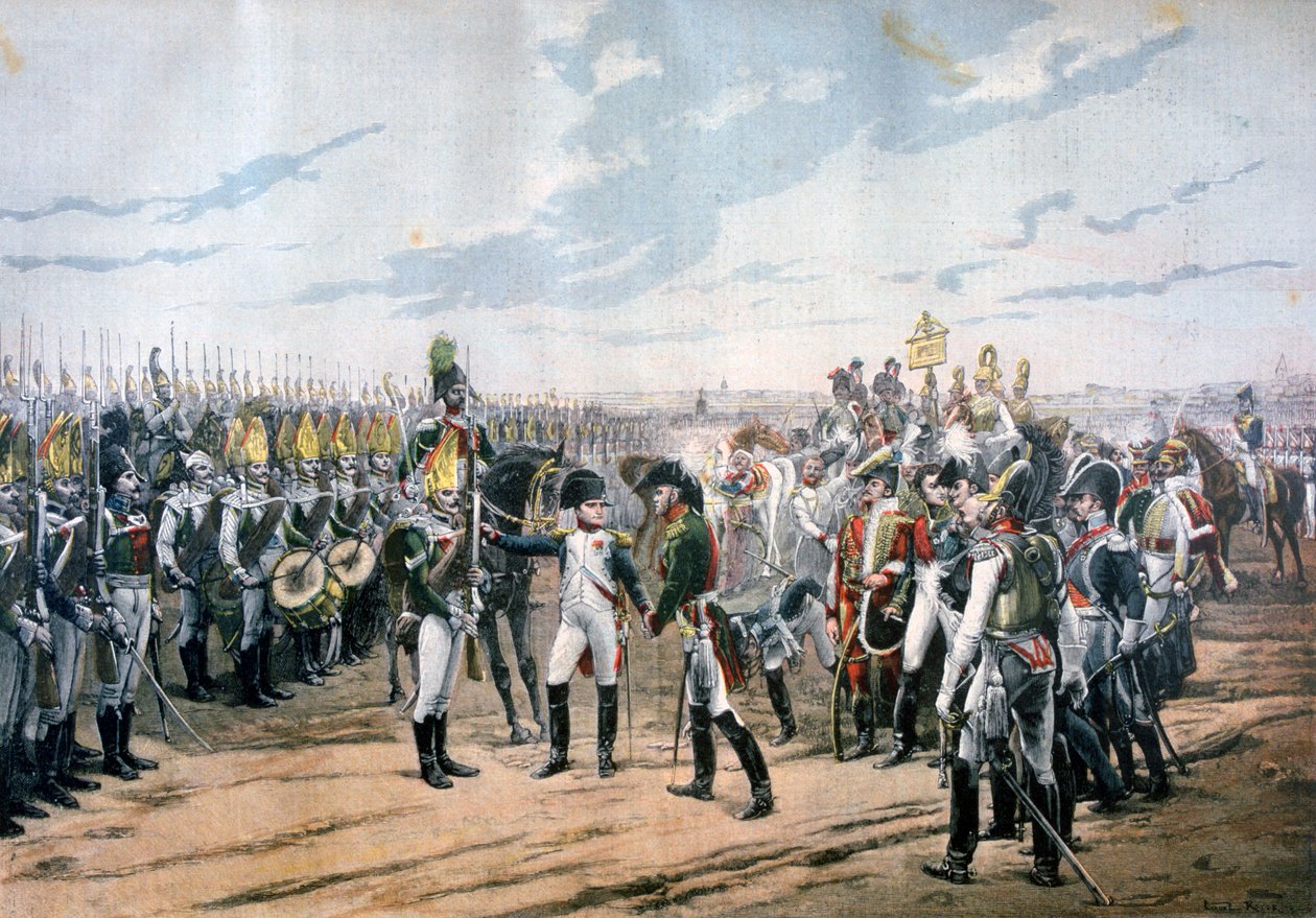 Napoleão em Tilsit, 1807 1894 de Unbekannt