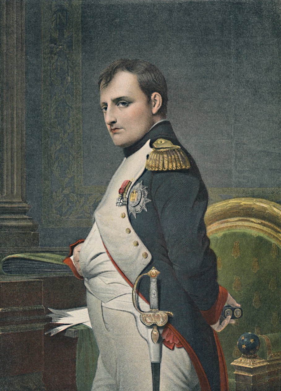 Napoleão em Seu Estudo, c1800, 1896 de Unbekannt