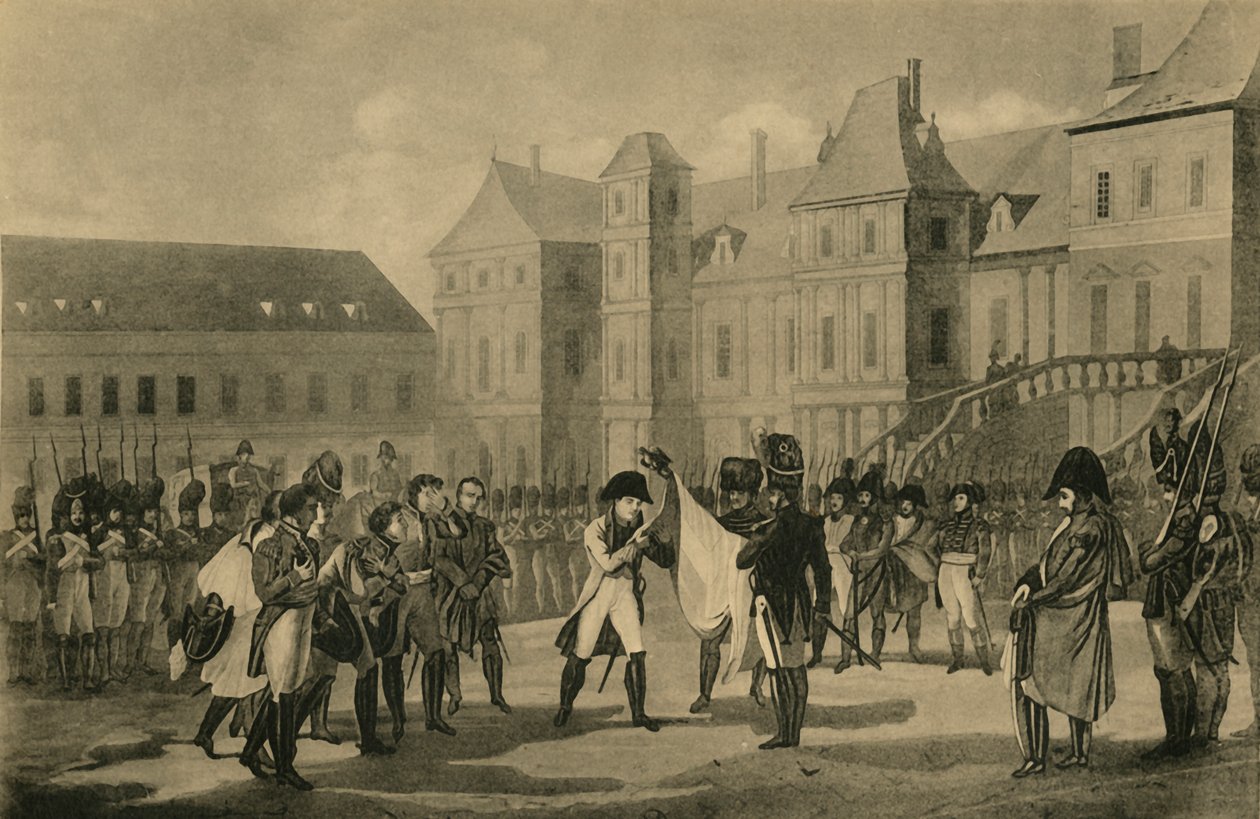 Napoleão Partida de Fontainebleau, 20 de abril de 1814, 1921. de Unbekannt