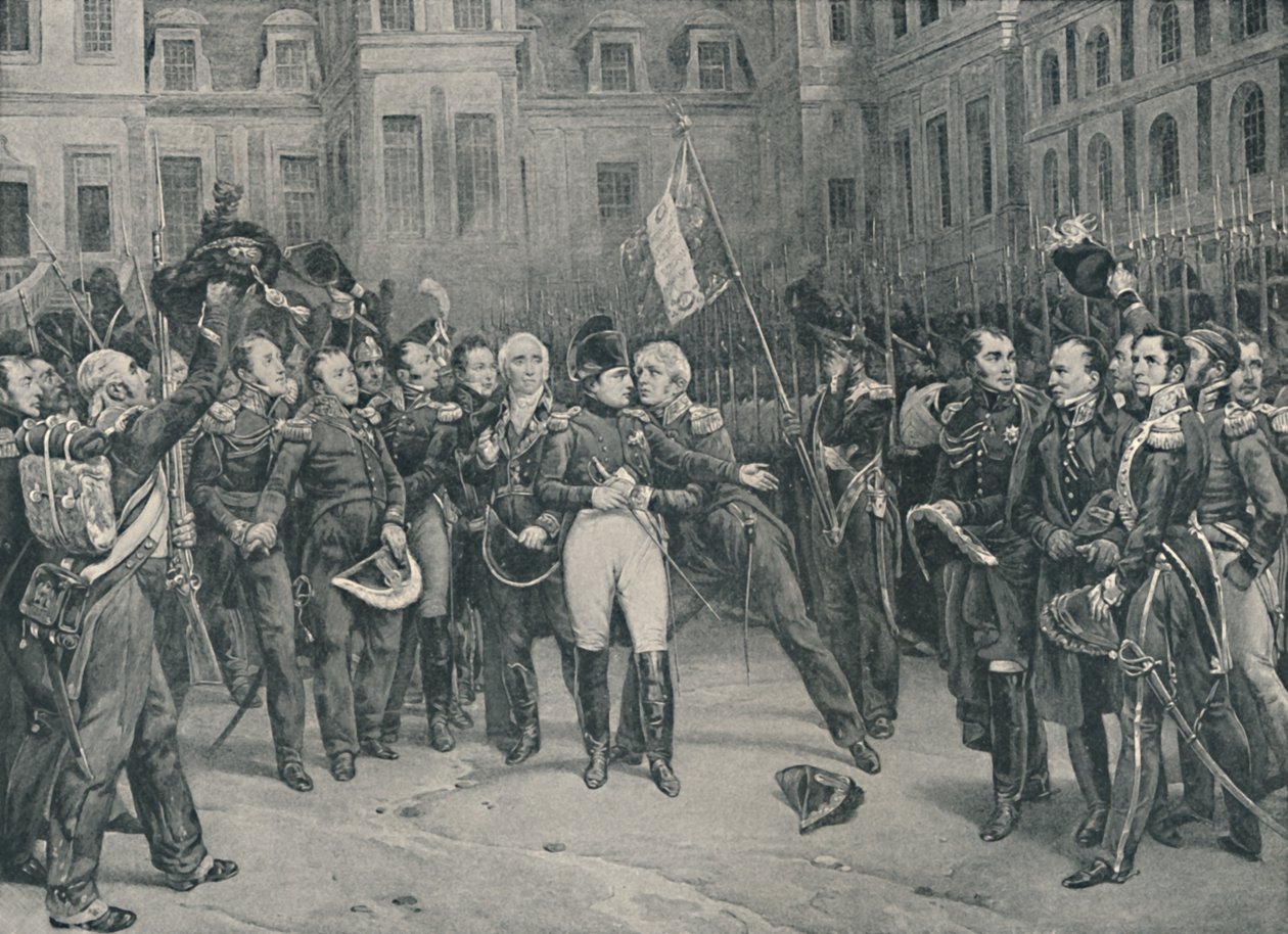 Adeus à Guarda Imperial em Fontainebleau, 20 de abril de 1814, 1896 de Unbekannt