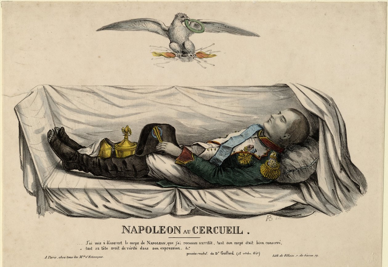 Caixão de Napoleão, c. 1840 de Unbekannt