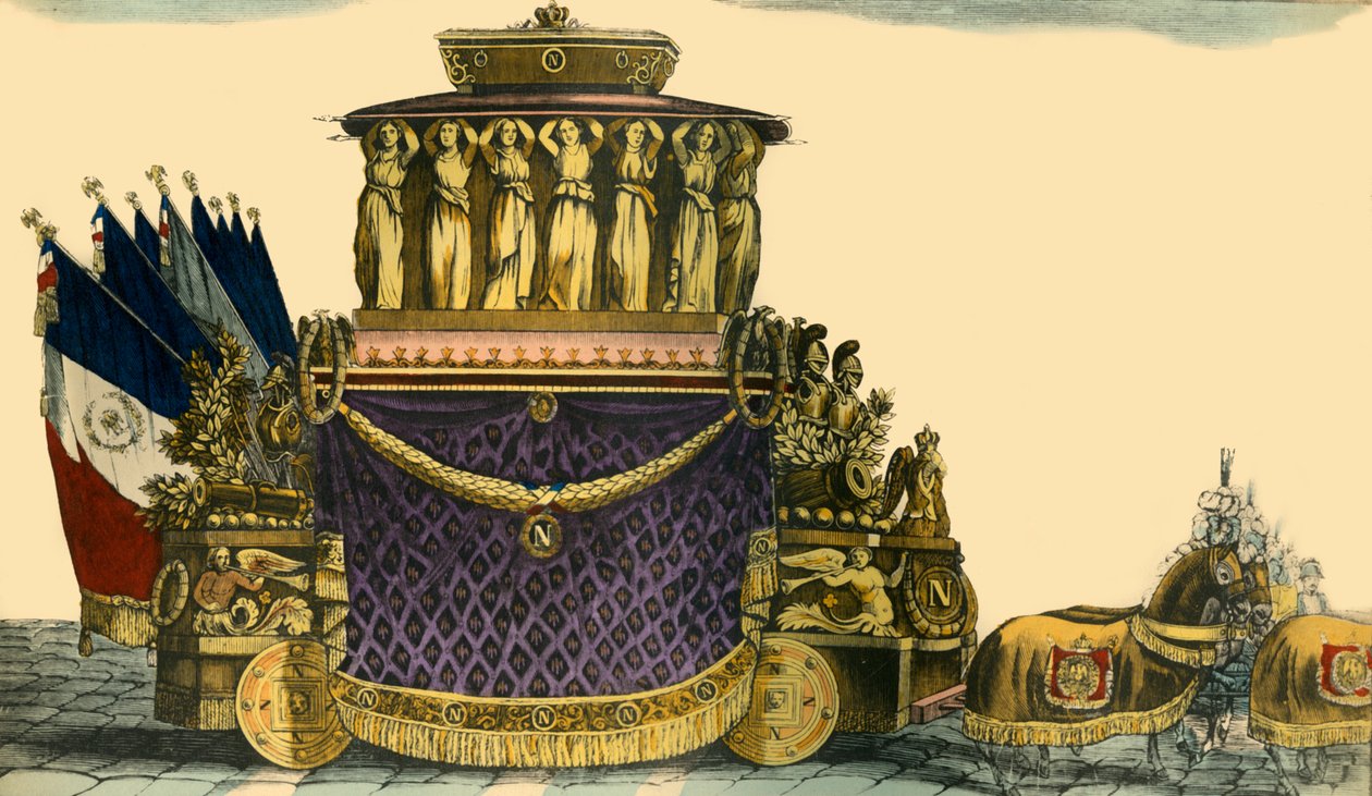 Carruagem fúnebre de Napoleão, 1840, 1921. de Unbekannt