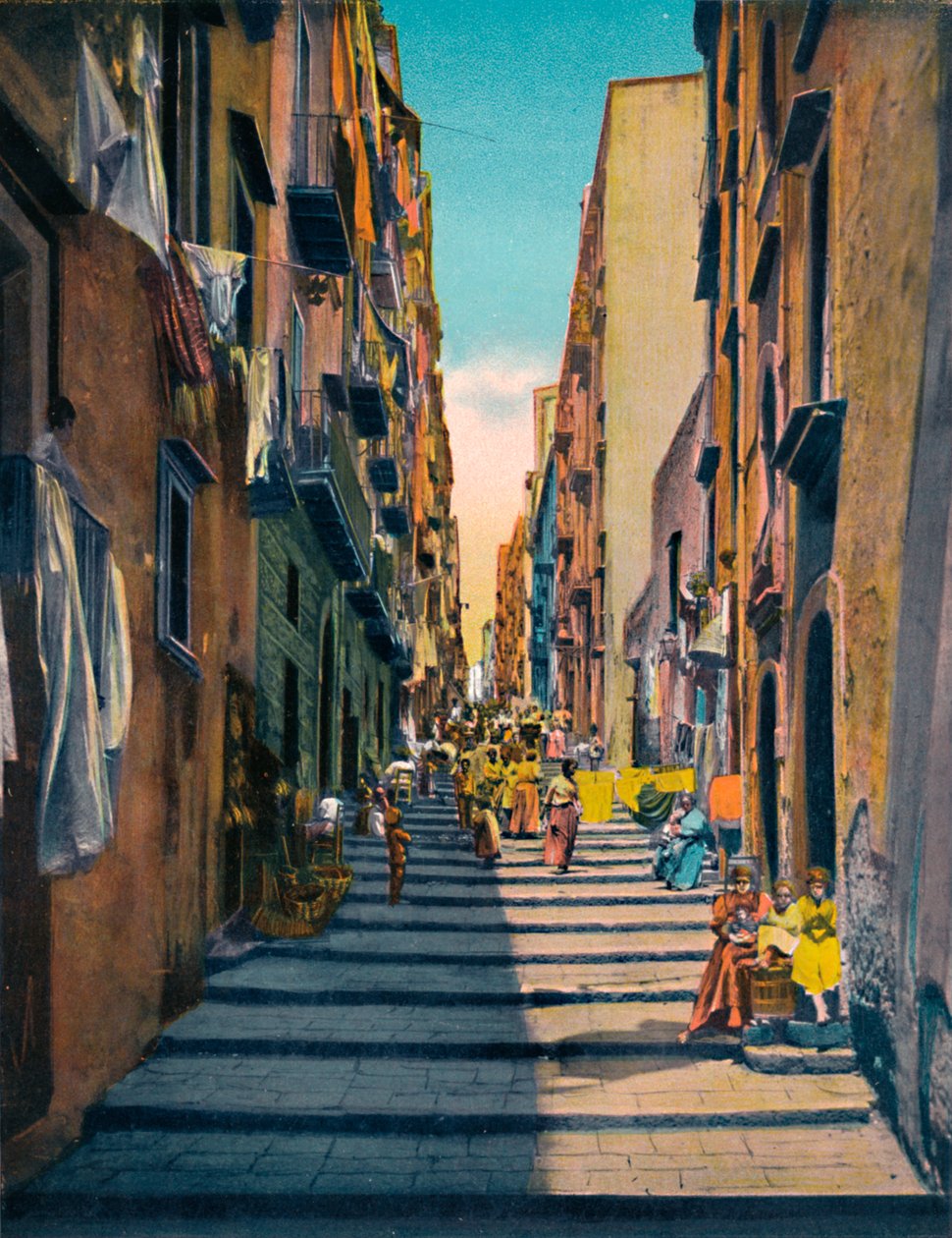 Nápoles - Pallonetti Santa Lúcia, c1900. de Unbekannt