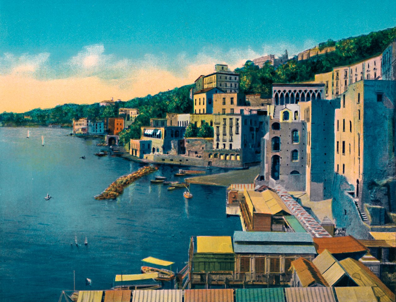 Nápoles - Posillipo, c1900. de Unbekannt