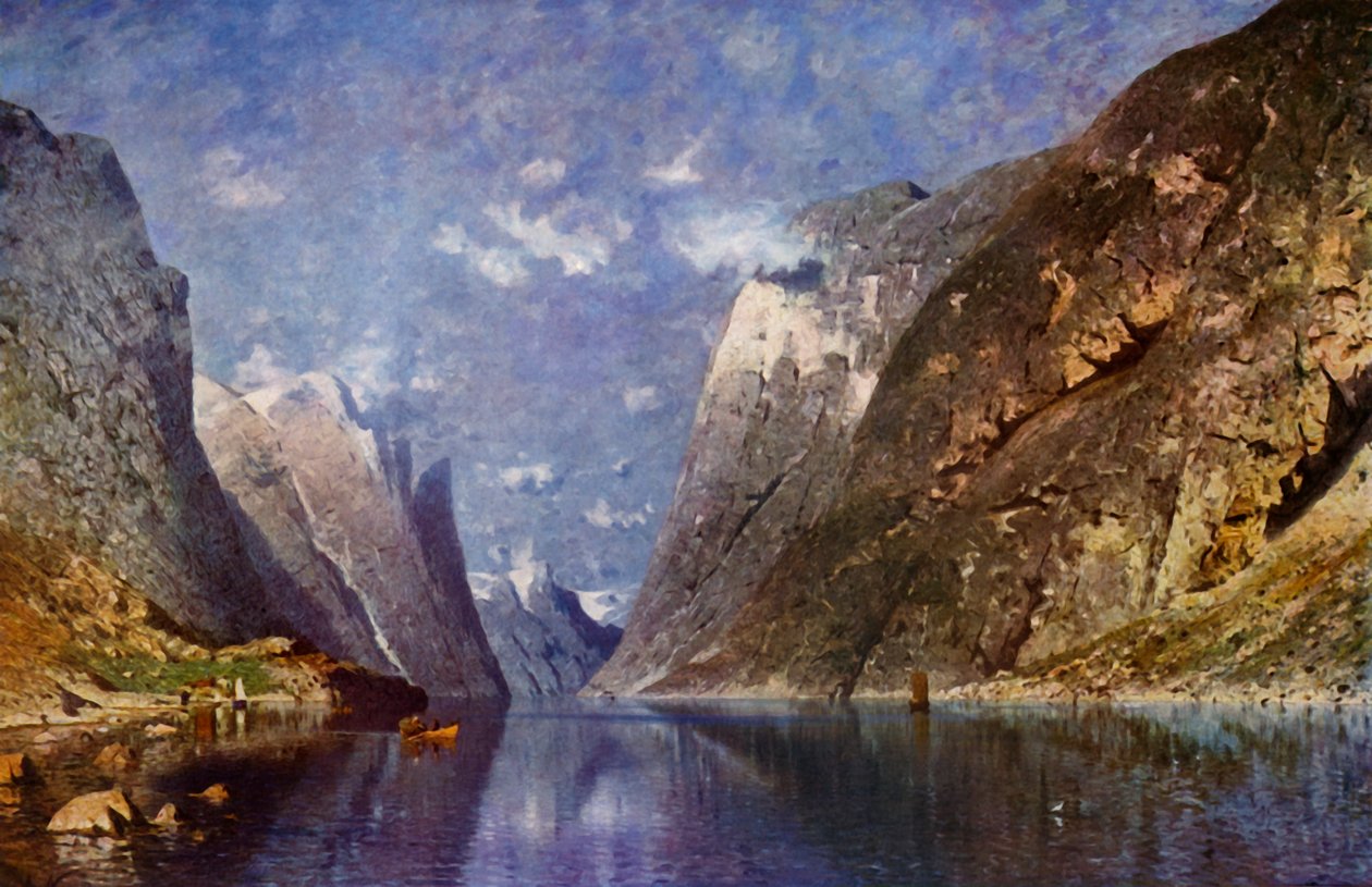 Narofiord, Noruega, 1936. de Unbekannt
