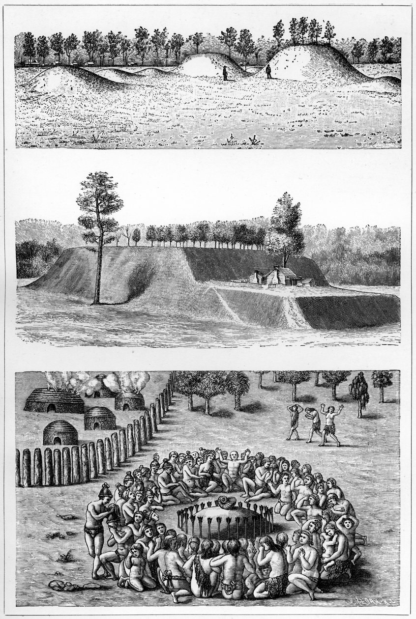 Sítios arqueológicos dos nativos americanos, EUA, 1901 de Unbekannt