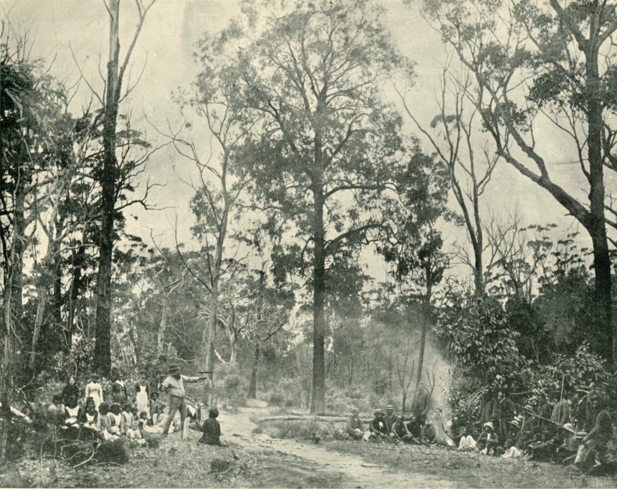 Esportes nativos, lago Tyers, 1901. de Unbekannt