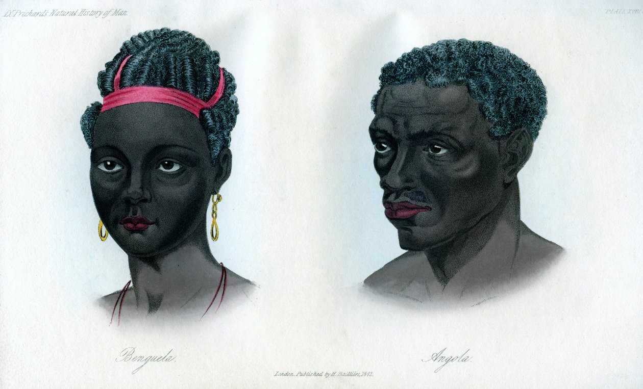 Nativos de Benguela e Angola, 1848 de Unbekannt