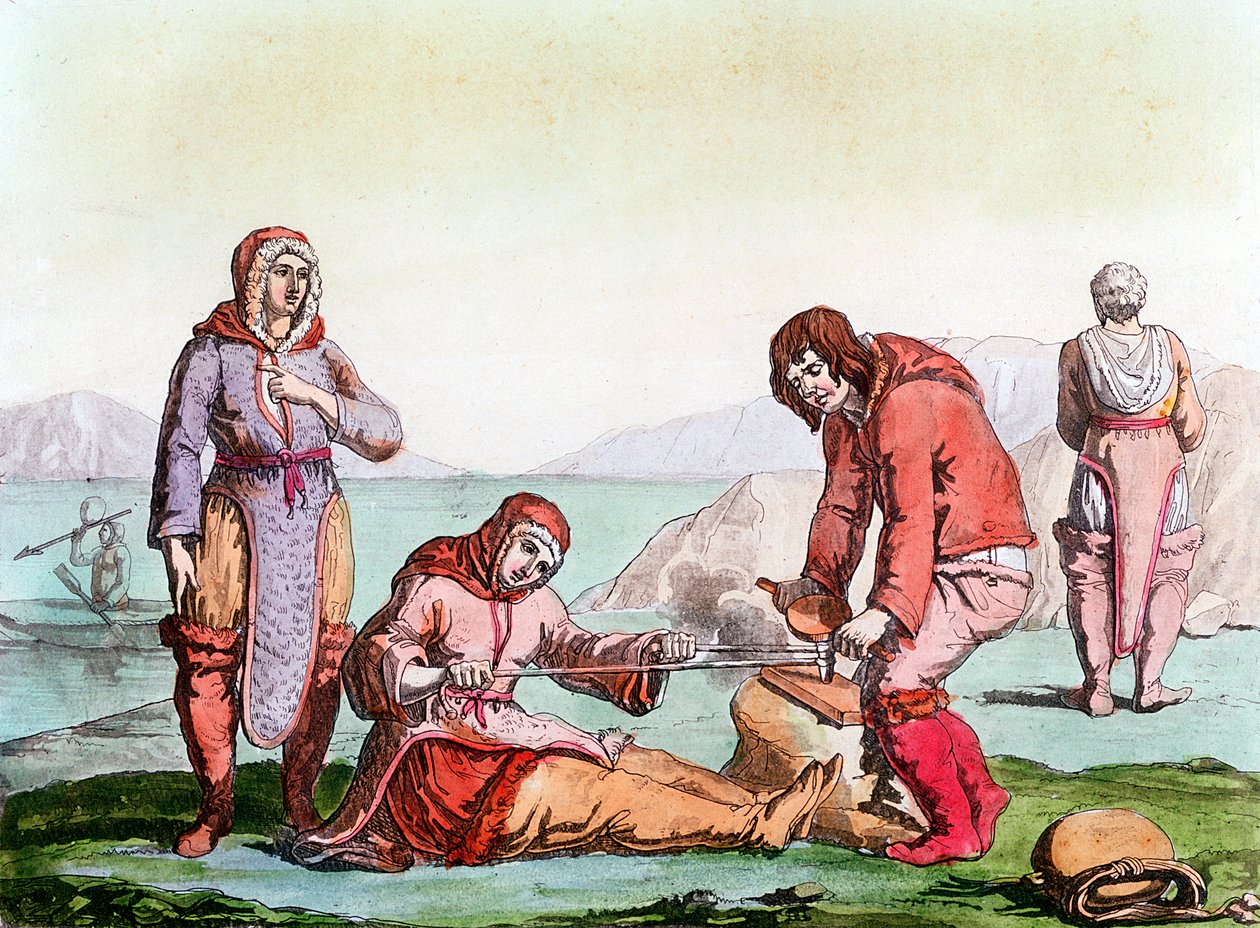 Nativos do Ártico, 1825-1835 de Unbekannt