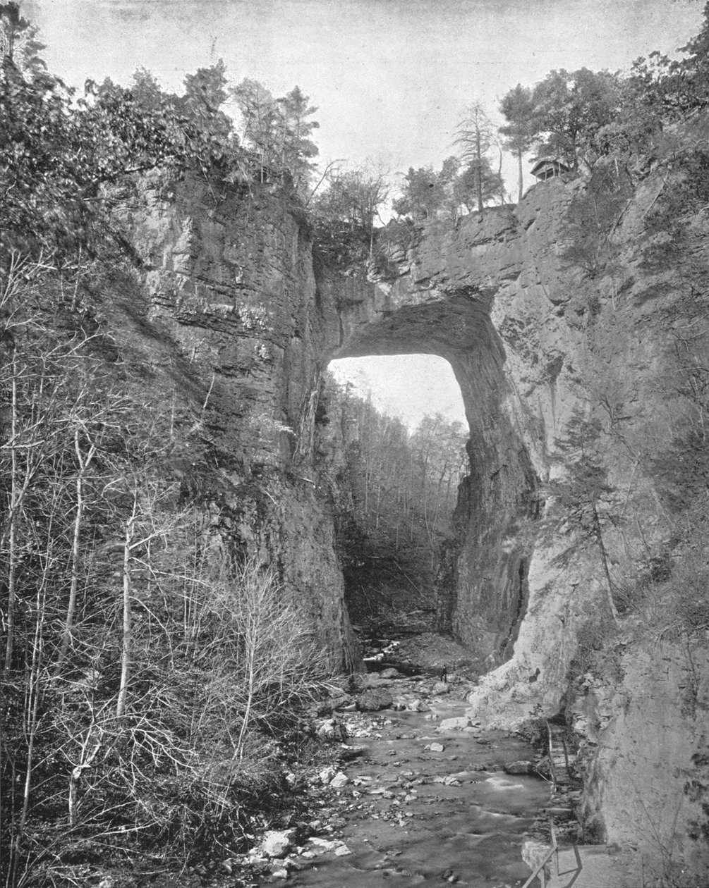 Natural Bridge, Virgínia, EUA, c1900. de Unbekannt