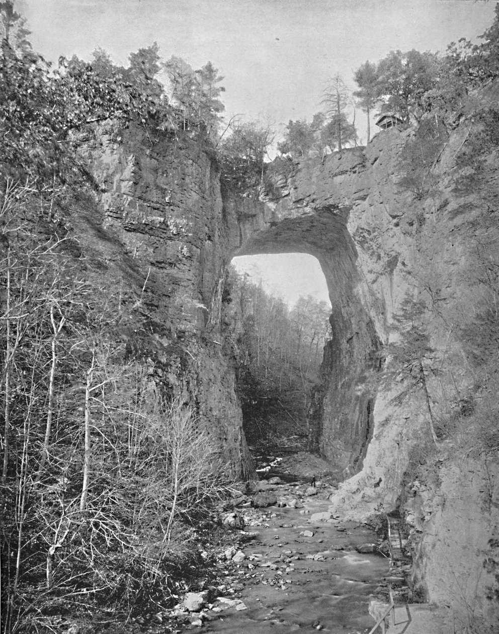 Natural Bridge, Virgínia, c1897. de Unbekannt