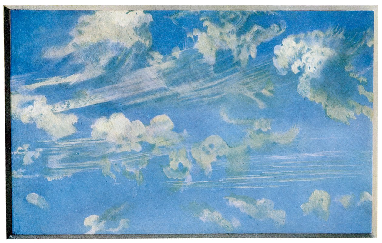 Natureza: estudo das nuvens, c1822 1956 de Unbekannt
