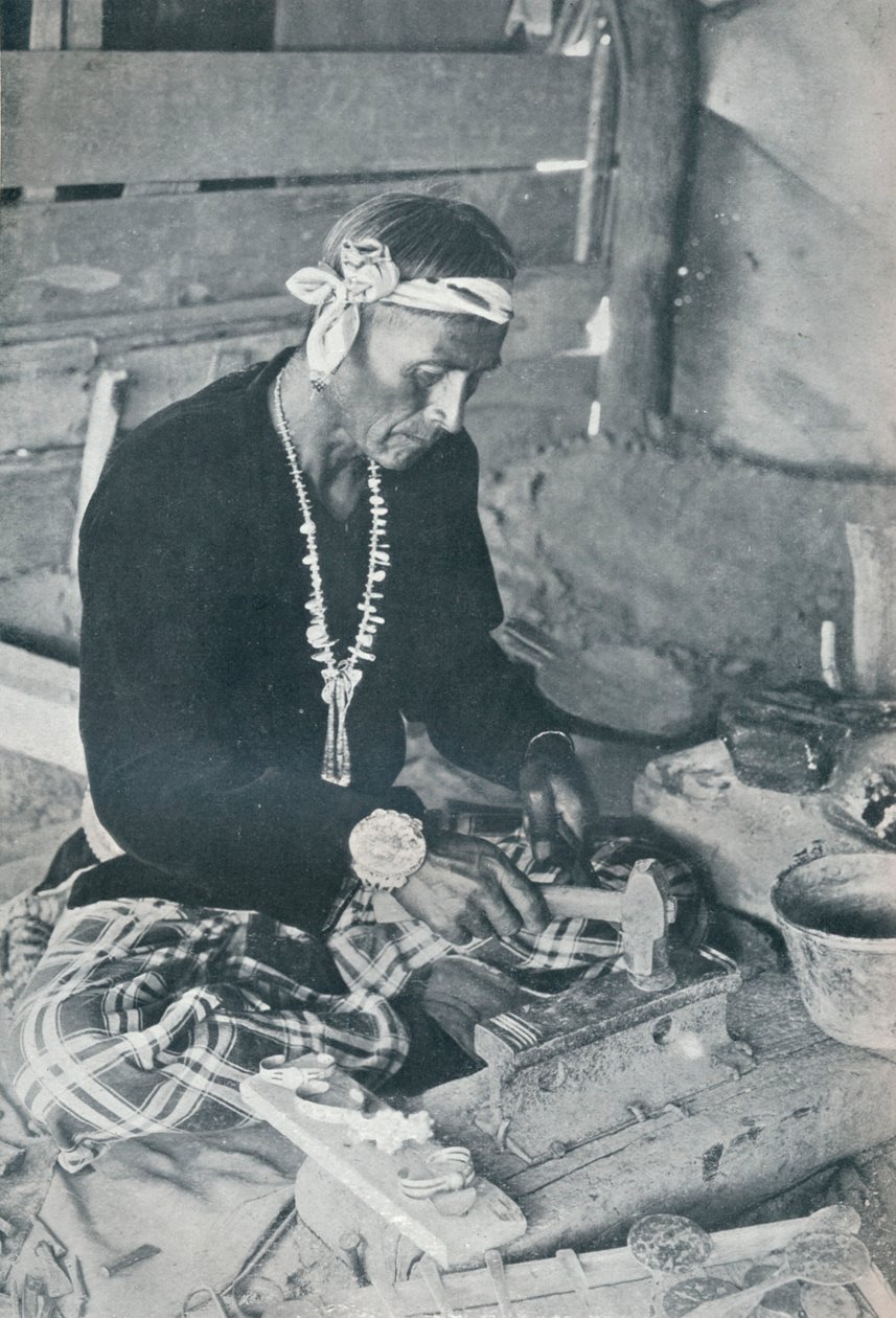 Jóias de prata e turquesa Navajo, 1931 de Unbekannt