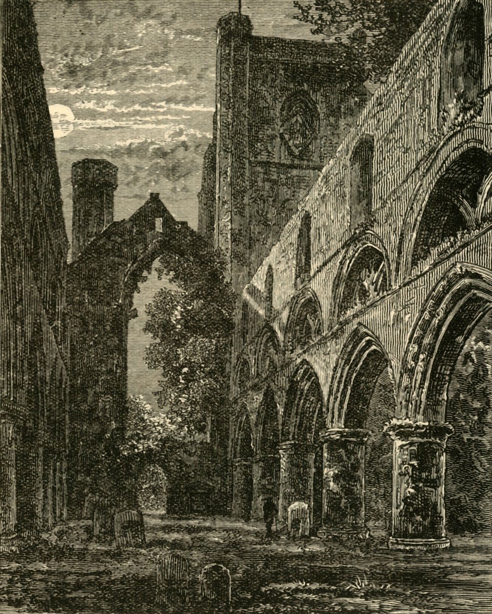 Nave da Catedral de Dunkeld, 1898. de Unbekannt