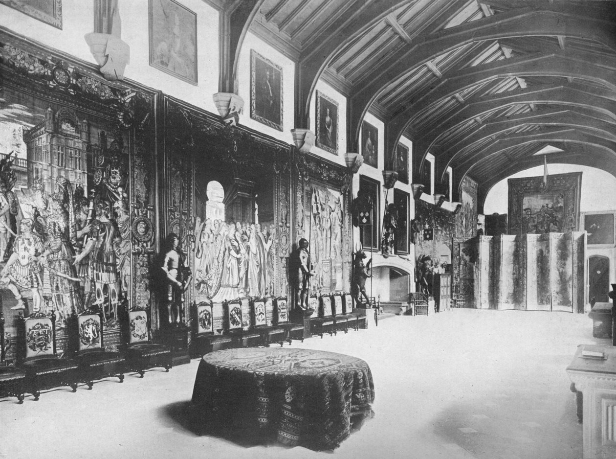 Castelo de Naworth, Cumberland - O Conde de Carlisle, 1910 de Unbekannt