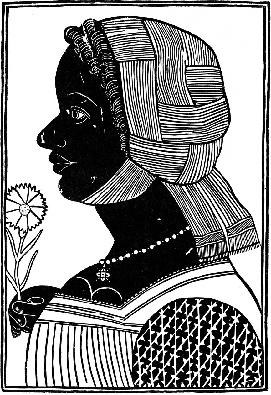 Mulher negra, final do século XV de Unbekannt