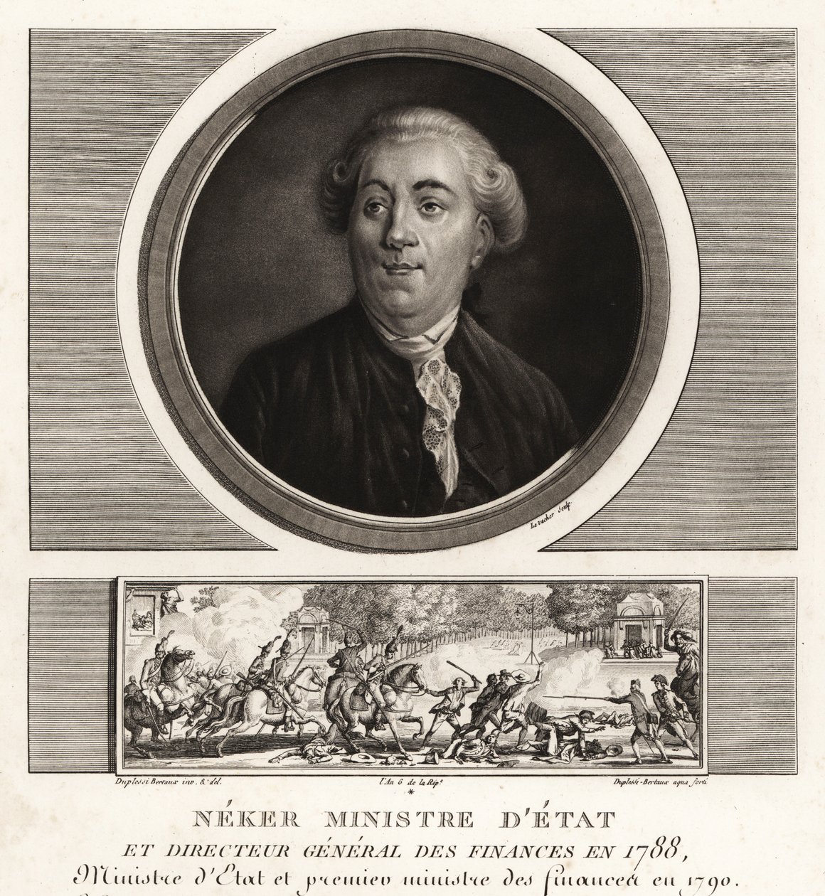 Neker ou Jacques Necker, ministro de Estado e diretor geral de finanças de Unbekannt