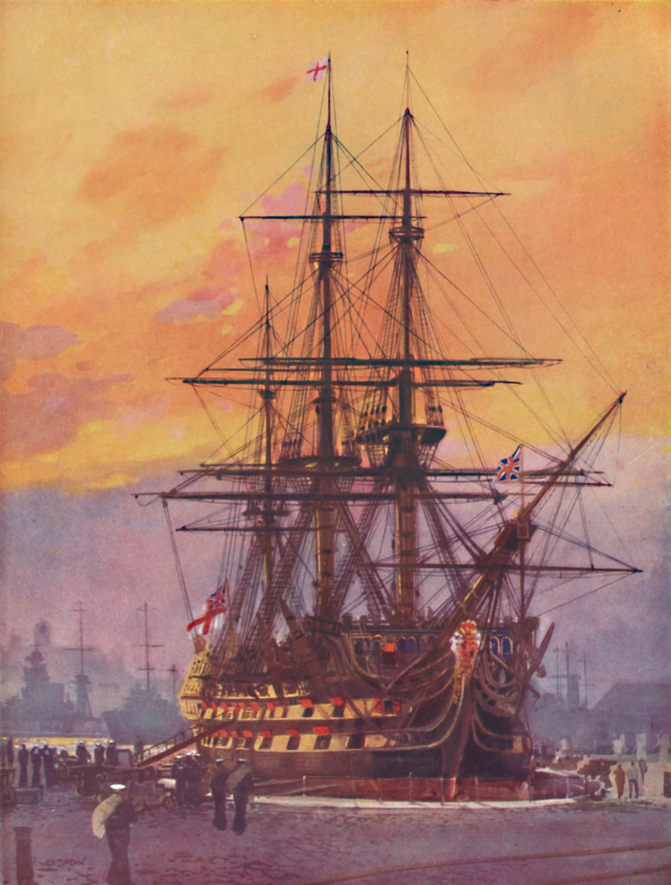 Nelsons Flagship como ela é hoje, 1936 de Unbekannt