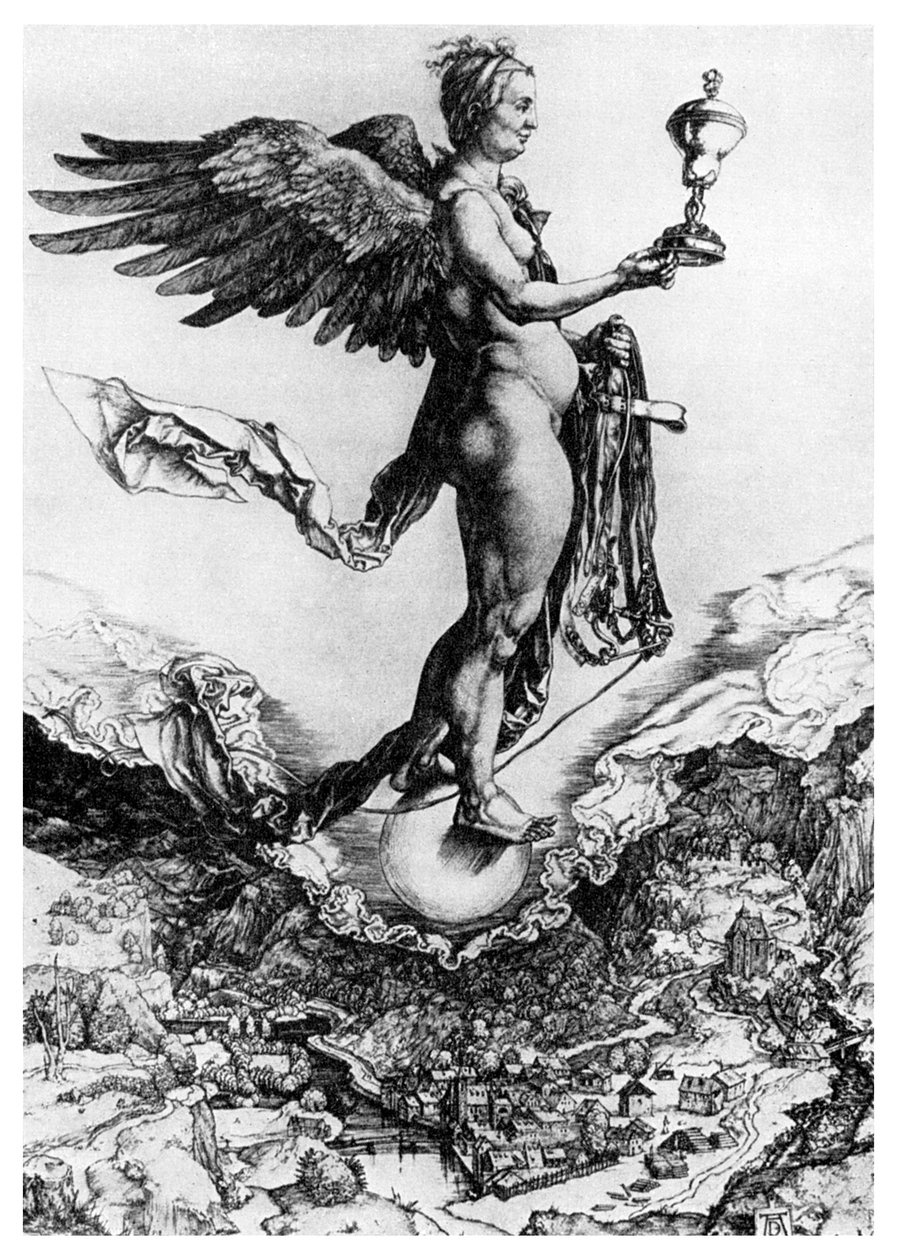 Nemesis ou boa fortuna, c1502 1956 de Unbekannt