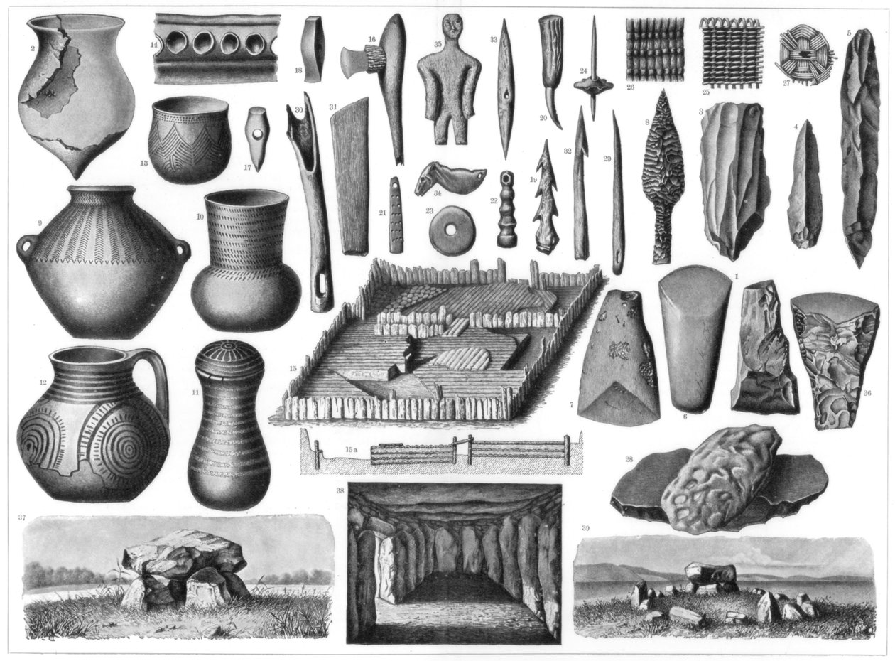 Antiguidades neolíticas, 1901 de Unbekannt